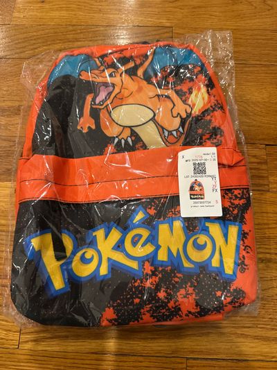 Brand new never used Pokémon mini backpack 9.5 inches by 12 inch