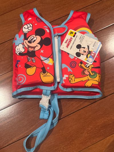 Brand new Mickey Mouse swim vest retail, $18