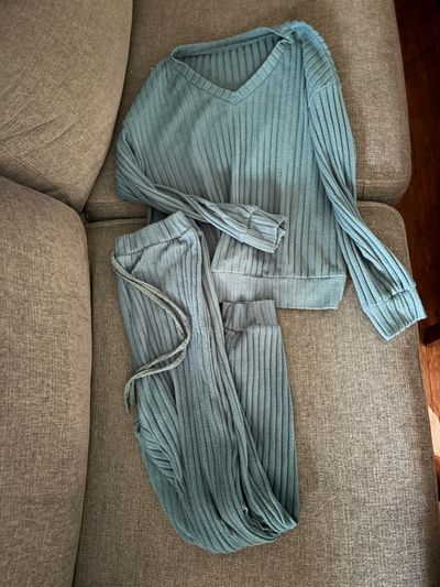 Dark teal 2 piece lounge set  Women's - L