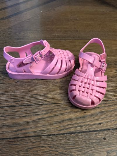 Mini Melissa Pink Sandals 7 (Toddler)