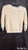 NIKE SIZE LG 6-7 YRS CREAM WHITE FUZZY SWEATSHIRT WITH SILVER NIKE LOGO 6T/6