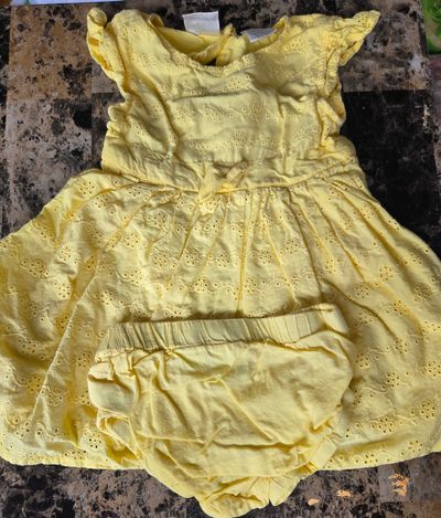 Koala kids dress Yellow 18 Months