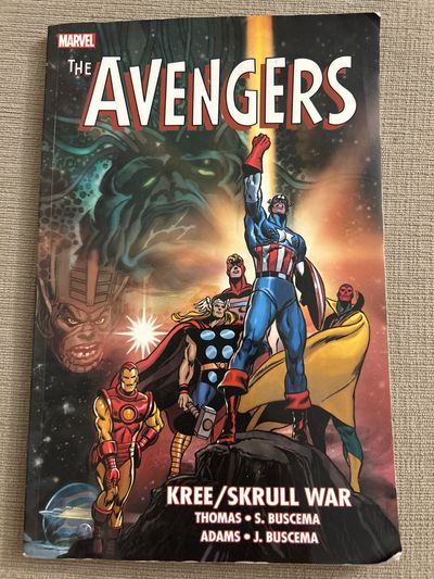 Marvel comics The avengers Cree scroll war war