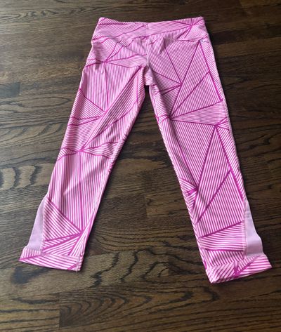 Xersion size long Capri pants size 16 pink  14-16
