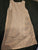 Benetton beige corduroy dress features a zipper back 6T/6