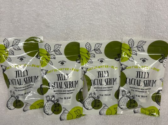 4 New Jelly Facial Serums. Cactus water & Pear 4 New Jelly Facial Serums. Cactus water & Pear