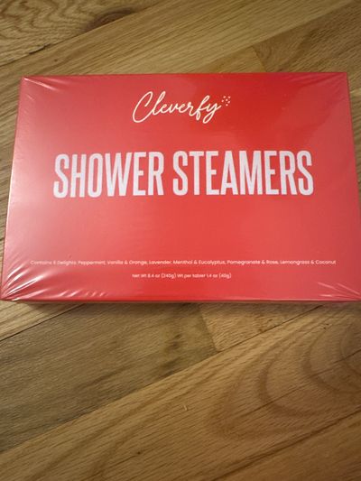 Brand new cleverly, shower steamers Redbox Lavender, vanilla menthol, etc., retail for $17