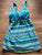 Land's End swim dress Adjustable straps, under wire, no shorts Women's 4