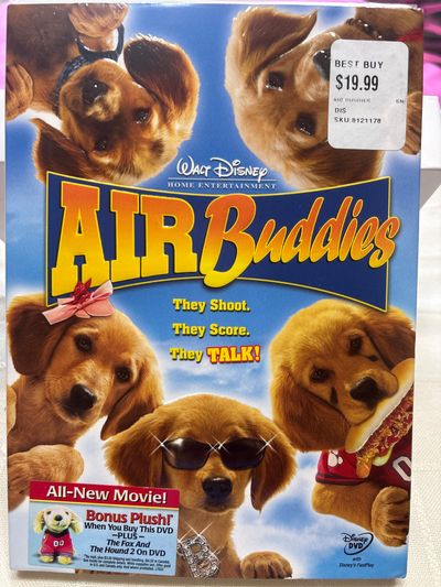 NEW- Disney Home Entertainment- Air Buddies Unopened packaging