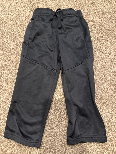 Jumping beans, black athletic pants With drawstring 2T