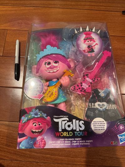 Brand new trolls, singing, doll large