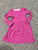 Carters Girls pink dress with pixel florals 7-8