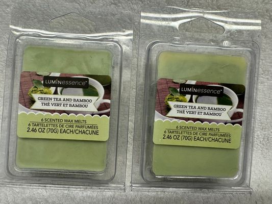 2 Brand New Wax Melts. Green Tea and Bamboo Scent 2 Brand New Wax Melts. Green Tea and Bamboo Scent