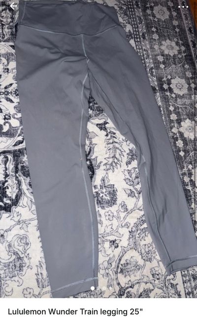 Lululemon Wunder train grey legging size 10 Women's - L