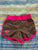 Athletic Works Brown/Pink Shorts 6T/6