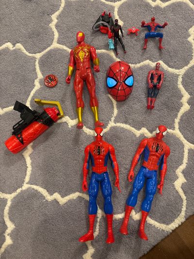 Spider Man #3 Lot of Spider Man figures and toys