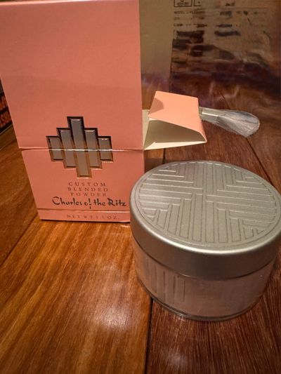 Brand new Charles of the Ritz, custom blended powd Powder rose beige, comes with brush