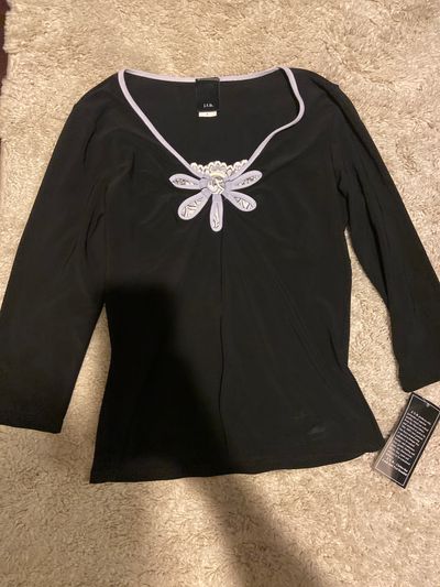 J.t.b NEW black and White blouse Women's - S
