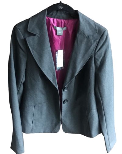 NEW Ann Taylor size 2 retails $129.99 Grey blazer Women's - XS