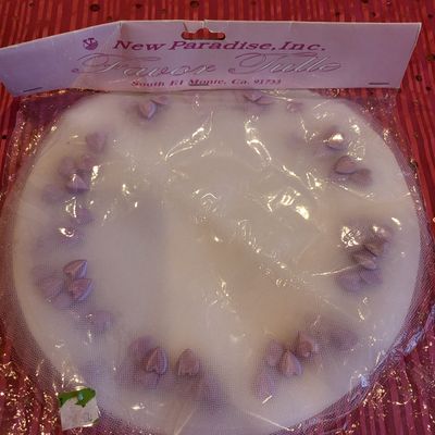 New Paradise Inc NEW-Favor Tulles with purple hearts