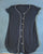 Black button up sleep gown  Women's - XS