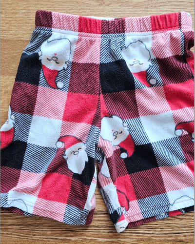 Jammies Families Good condition Microfleece holiday PJ shorts 6T/6