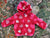 Old Navy Sherpa heart zip up jacket Great condition. 2T