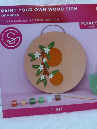 Paint your own wood set. Brand New Paint your own wood set. Brand New