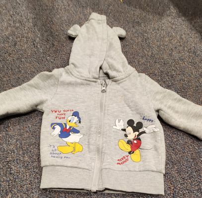 Disney Hoodie 9-12 Months