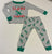 Carters Long sleeve shirt and pants pajamas set, Santa Claws is Stomping 3T