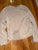 Zara Cream ribbed l/s top with adjustable pull sides Women's - L