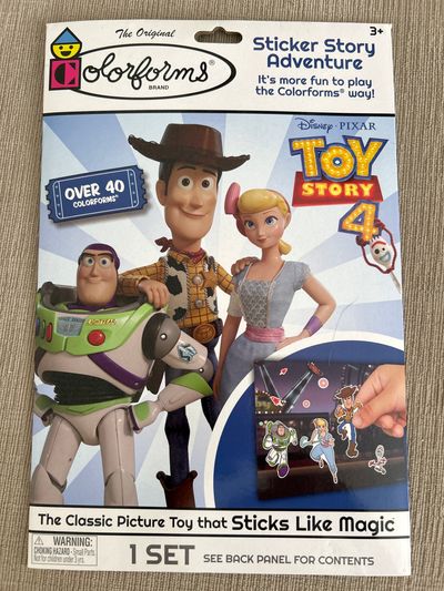 New! Colorforms New Toy Story 4 sticker story adventure