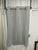 Grey blackout grommet top curtain 4 panels 38x45 grommet top blackout