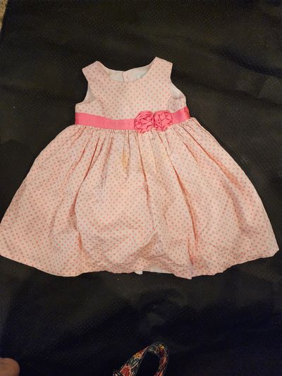 Carter pink polka-dot pattern dress 2T