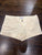 Abercrombie & Fitch Low rise light yellow cotton shorts Women's 6