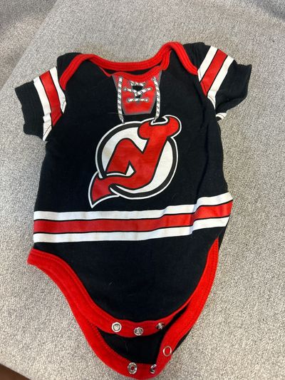 NHL NJ Devils Onesie 0-3 Months