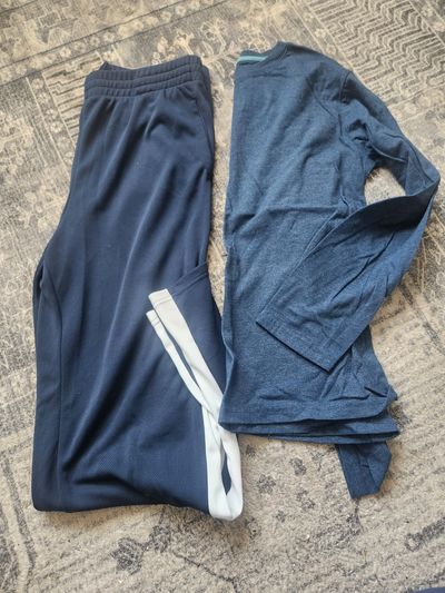 Tecgear size 18-20 XL sleeved blue shirts and swea  14-16