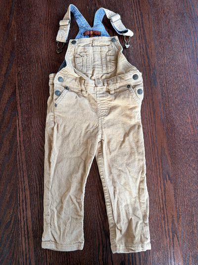 7 for all mankind corduroy overalls  18 Months