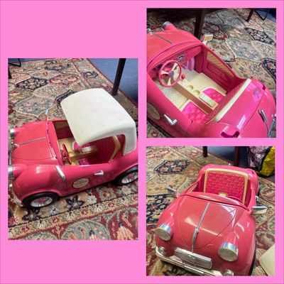 Our generation Convertible cruiser for 18 inch doll front windshield missing