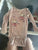Gerber pink and white striped dance long sleeve onesie 6-9 Months