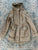 BCBG Tan Lightweight Coat with hood and adjustable waist Women's - S