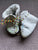 Light blue Sherpa lined booties NEW 6-12m size  3 (Infant Shoe)