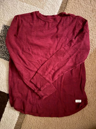 Gap kids Maroon long sleeve boys shirt 14-16