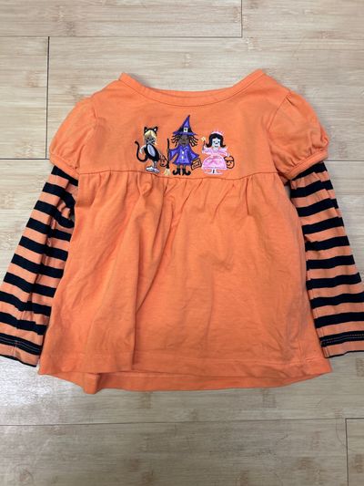 Authentic Kids Halloween striped long sleeve 18-24 Months