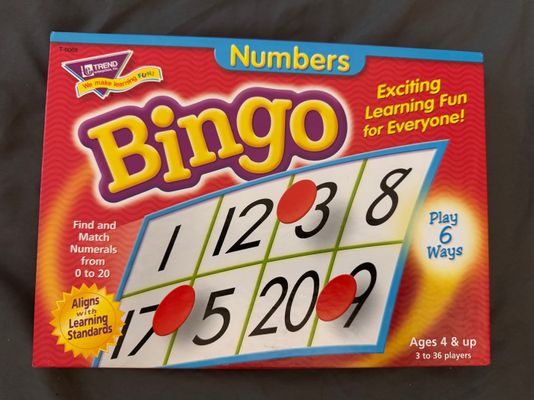 Trend NEW- Number Bingo
