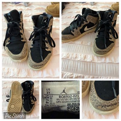 Nike Jordans Cheetah print Nike girls sneakers 3 (Big Kid)