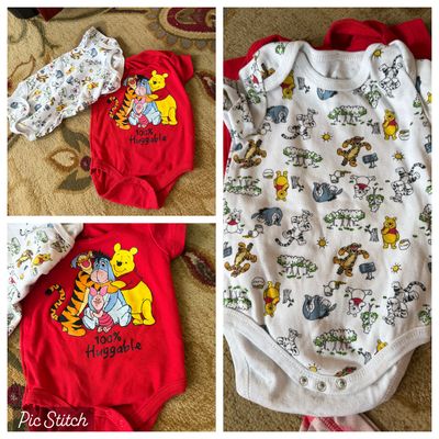 Disney Set of 2 Winnie the Pooh onesies 3-6 Months
