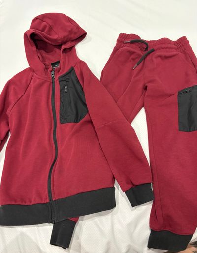 Athletic works Track suit more burgundy than pictured 6T/6