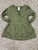 Carters Olive green button tunic 4T