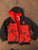 Marvel 9 Red Sherpa lined zip up hoody 7-8